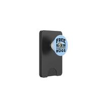 Grappling Sport Free Hugs Funny Quote Vintage Wrestlers PopSockets PopWallet for MagSafe