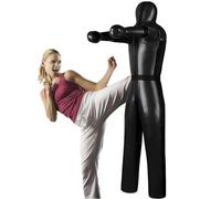 Grappling Training Dummy, Durable PU Leather Construction, for MMA Wrestling Martial Arts Boxing Karate Practice