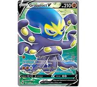 Grapploct V 072/073 Full Art Ultra Rare Pokemon Card (Champions Path) + 1x TitanCards® Toploader