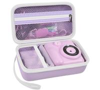 Grapsa Case Compatible with CHRERNA for Hangrui for HiMont for OPERHOO for ASTGMI for DDULEOG for Amzelas Kids Camera Instant Print, Children Camera Storage Holder Organizer Bag (Box Only)- Purple
