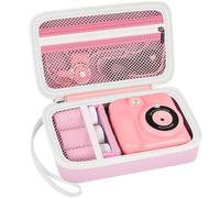 Grapsa Case Compatible with ESOXOFFORE for Dylanto for Anchioo for WEEFUN for GKTZ for Amzelas for Mafiti Instant Print Camera for Kids, Film Camera Storage Holder Organizer Bag (Box Only)- Pink