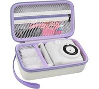 Grapsa Case Compatible with Hangrui for HiMont for OPERHOO for ASTGMI for DDULEOG for Amzelas for Gofunly Kids Camera Instant Print, Children Camera Storage Holder Organizer Bag (Box Only)- White
