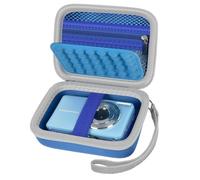 Grapsa Digital Camera Bag for CAMKORA/for Kodak Pixpro/for VAHOIALD/for Sony DSCW800 830 / for Canon PowerShot 180 190. Vlogging Camera Storage Holder & Accessories (Case Only), Blue, S, New