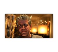 GRARE Famous American Chef Anthony Bourdain Poster Canvas Posters Style 24x48inch(60x120cm)