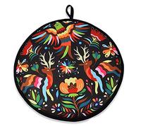 GRARRO 12inch Cloth Bag for Burrito,Portable Tortilla Warmer Pouch Home for Microwave Restaurant Food Pancake,C