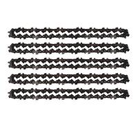 GRARRO 5Pcs Mini Chainsaw Chain for 6 Inch Chainsaw Chain Guide Saw Chain Replacement Portable Saw Chain