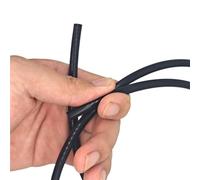 GRASAKY 0.15mm 0.2mm 0.3mm 1 Meter PTFE Tube L Type 150V Wall Thickness PTFE Capillary convery Accessories(Black,0.46x0.76mm)