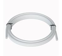 GRASAKY 1 Meter PTFE Tube 2x4mm for 3D Printer Parts Pipe 1.75mm 3mm Filament Guide Tube ID 2mm OD 4mm convery Accessories(White)