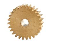 GRASAKY 1pc 0.5M 16T Brass Spur Gear 3mm 3.17mm 4mm 6mm 8mm Tight Fit 0.5 Module 36 Teeth Cylindrical Gear Straight Teeth Pinion shaft pinion(6.35mm bore)