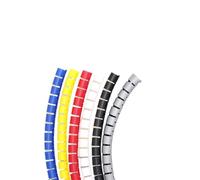 GRASAKY 35mm ID Flexible Spiral Hose Organizer Tube Sturdy High Pressure Pipe Protection Wrap protect sleeve(Blue,10 Meters)