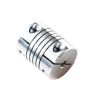 GRASAKY 4pcs D32 L40 Aluminium CNC Motor Jaw Shaft Coupler Flexible Coupling Grooved elastic(8mm to 14mm)