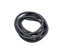 GRASAKY 5 Meters Spiral Wire Wrap Tubing ID 50mm 60mm Protective Cable Organizer Sleeve for Mechanical Duct Hydraulic Oil Line protect sleeve(Grey,ID 16mm)