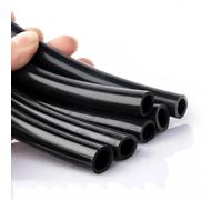 GRASAKY Black FKM Hose Fluorine Rubber Tube 2x4mm 5x8mm 6x9mm 7x10mm 8x12mm 10x14mm 12x16mm High Temperature Corrosion Resistant Pipe 1 Meter Transfer drip(5x8mm)