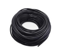 GRASAKY Black Round Fluorine Rubber Solid Strip o-ring Bar Seal Diameter 2mm 15mm 1 Meter strip corner(3mm)