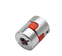 GRASAKY D20 L25 Spider Flexible Coupling 3mm to 10mm Inner Hole Aluminium Flexible Jaw Coupling Motor Shaft Coupler Grooved elastic(5x6mm)