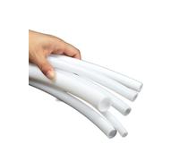 GRASAKY flexiable rubber Pipe Hose PTFE Tube Pipe ID 0.8mm 1mm 1.5mm 1.6mm 2mm 2.5mm 3mm 18mm White High Temperature Corrosion Resistance 3d Printer Part drain elastic (Size : ID 16xOD 18mm)