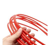 GRASAKY ID2mm OD4mm PTFE Tube 4x6mm PTFE Tube for 3D Printer Parts Pipe 1.75mm Filament Guide Tube convery Accessories(Red,3 Meter)