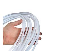 GRASAKY PTFE Tube Milk White Tubing ID 0.5mm to 10mm Pipe Sleeving 600V 3D Printer convery Accessories(1 Meter 5x7mm)
