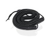 GRASAKY Reversing Camera Extension Cord for Trucks Video Spiral Spring Wire Semi Trailer Screw Cable Monitor Extension(Stretch 8 Meters)