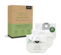 GRASHÜPFER 3 Pack Reusable Dust Bags for Roborock Qrevo, Saros and Curv Series
