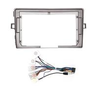 GRASKY 9 Inch Car Frame Fascia Adapter Android Radio Dash Fitting Panel Kit Compatible with Toyota Verso Corolla 2009-2018(Frame Cable)