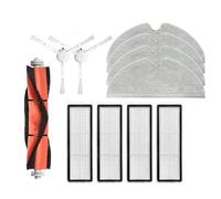 GRASKY Accessories/Fit for Xiaomi Mijia Mi Robot Vacuum-Mop 2 Robot Cleaner Main Roller Side Brush Hepa Filter Cloth Parts Kits STYTJ03ZHM (Color : Set C)