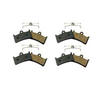 GRASKY Bicycle Disc Brake Pads/Fit For Hope Tech Evo V4 Hydraulic Disc Brake, 4 Pairs, Black Resin Bike Brake Pads