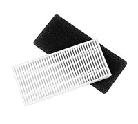 GRASKY Centre/Side Brush + Hepa Filter/Fit for Conga 990 Excellent Excellence Robot Hoover Washable Parts Spare Parts Accessories (Color : Filter x 1)