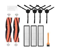 GRASKY Detachable Main Brush Hepa Filter Black Side Brushes Mop Cloth Kit/Fit for Dreame D9 L10 Pro Vacuum Cleaner Parts (Color : Lavender)