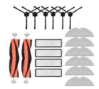 GRASKY Detachable Main Brush Hepa Filter Side Brushes Mop Cloth/Fit for Dreame D9 L10 Pro Vacuum Cleaner Parts (Color : Clear)