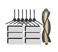 GRASKY / Fit for Ilife A4 A4S A40 Vacuum Cleaner Parts HEPA Filter Primary Filter Side Brush Roll Brush Cover Mop Pad Cloth (Color : Kit-1)