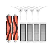 GRASKY / Fit for Xiaomi Rockrobo Vacuum V1 Robotic Vacuum Cleaner Accessories Main Roller Side Brush Hepa Filter Parts Kits (Color : Set G)