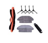 GRASKY Main Brush Hepa Filter Side Brush mop Cloths/Fit for xiaomi Robot STYJ02YM Mi Mop Pro Conga 3490 Viomi V2 PRO V3 SE V-RVCLM21B (Color : Dark Rey)