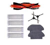 GRASKY Main Brush Hepa Filter Side Brush Mop Cloths/Fit for Xiaomi STYJ02YM Conga 3490 3C B106CN Vacuum Cleaner Parts (Color : As The picture-01)