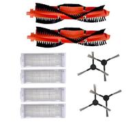 GRASKY Main Brush Hepa Filter Side Brushes Mop Cloth/Fit for xiaomi Robot STYJ02YM Conga 3490 Viomi V2 PRO V3 SE V-RVCLM (Color : G)