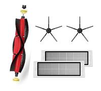 GRASKY Main Brush Washable HEPA Filter Side Brush Cover/Fit for Xiaomi Roborock S6 S5 MAX S60 S65 S5 S50 S55 E25 E35 Vacuum Spare Parts (Color : As The Picture)