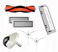 GRASKY Main Brush Washable Hepa Filter Side Brush Kit/Fit for Xiaomi Mi Vacuum 1st 1S Robot Roborock S50 S51 S55 S6 T60 T61 T65 Parts (Color : As The picture-06)