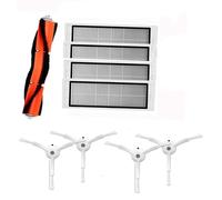 GRASKY Main Brush Washable Hepa Filter Side Brush Mop Cloths Kit/Fit for Xiaomi Mi Vacuum 1st 1s Robot Roborock S50 S51 S55 S6 Parts (Color : As The picture-02)