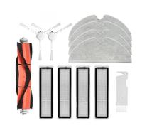 GRASKY Main Roller Side Brush Hepa Filter Mop Rag Cloth/Fit for Dreame Bot D9 Max D9Max Robot Vacuum Cleaner Accessories Parts Kits (Color : Set G)