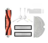 GRASKY Main Roller Side Brush Hepa Filter Mop Rag Cloth/Fit for Dreame Bot D9 Max D9Max Robot Vacuum Cleaner Accessories Parts Kits (Color : Set E)