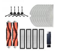 GRASKY Main Roller Side Brush Hepa Filter Mop Rag Cloth/Fit for Dreame Bot D9 Max D9Max Robot Vacuum Cleaner Accessories Parts Kits (Color : Set V)