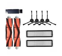 GRASKY Main Roller Side Brush Hepa Filter Mop Rag Cloth/Fit for Dreame Bot D9 Max D9Max Robot Vacuum Cleaner Accessories Parts Kits (Color : Set P)