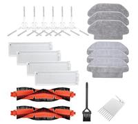 GRASKY Main Side Brush Cover Hepa Filter Mop Cloth/Fit for Xiaomi Mijia Mi Robot Vacuum Mop P STYTJ02YM Robotic Cleaner Accessories Parts (Color : Set B White)