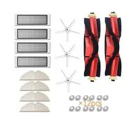 GRASKY Removable Main Brush Washable HEPA Filter/Fit for Xiaomi Roborock S6 S60 S65 S5 MAX T6 Tanos Mopping Cloth Spare Parts (Color : Sky Blue)