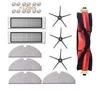 GRASKY Removable Main Brush Washable HEPA Filter/Fit for Xiaomi Roborock S6 S60 S65 S5 MAX T6 Tanos Mopping Cloth Spare Parts (Color : Light Green)