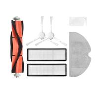 GRASKY Side Roller HEPA Filter Main Brush Mop Kit/Fit for XIAOMI MIJIA 1C 1T STYTJ01ZHM and STYTJ02ZHM Vacuum Cleaner Parts (Color : for 1C-17)