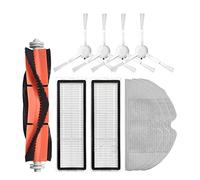 GRASKY Washable Vacuum Cleaner Accessories/Fit for Xiaomi Dreame F9 Robot Vacuum Mop Roller Side Brush Hepa Filter Mop Cloth Parts Kits (Color : B)