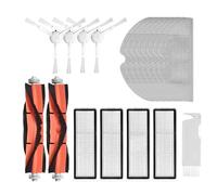 GRASKY Whole Set Parts/Fit for Xiaomi Mijia 1 C Mi Robot Vacuum-Mop Cleaner SKV4093GL,Centre Roller Side Brush Hepa Filter Mop Cloth Wheel (Color : Set G)