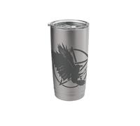 Grasping Raven Grasping Crow Bird Stainless Steel Insulated Tumbler
