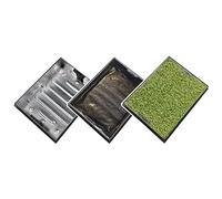 Grass Access Manhole Covers for Growing - Recessed Manholes - Variety of Sizes Grow Grass and Disguise Manhole Covers in Lawns Recessed Manhole For Grass (450mm x 450mm x 80mm Clear Opening)